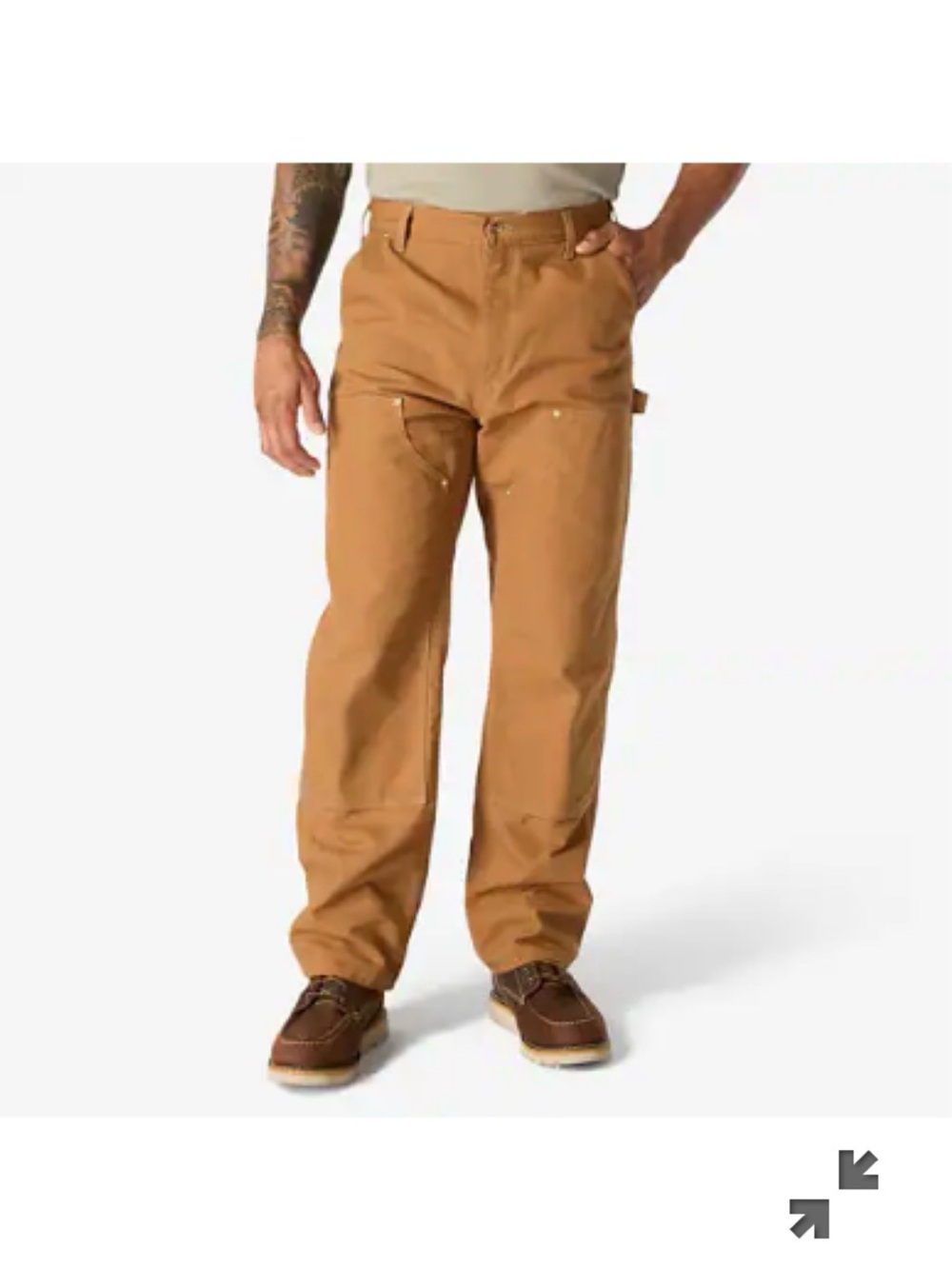 Carhartt Men's Work Chinos in Carhartt Brown